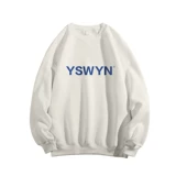 Утепленная трендовая утепленная толстовка, брендовый лонгслив для школьников, круглый воротник