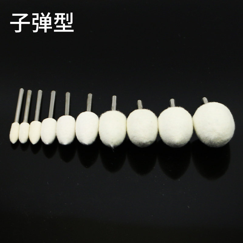 Wool grinding head cylindrical glass mirror