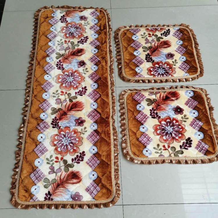 冬天联邦椅实木沙发座垫毛毯坐垫冬季办公室春秋椅坐垫加厚防滑垫