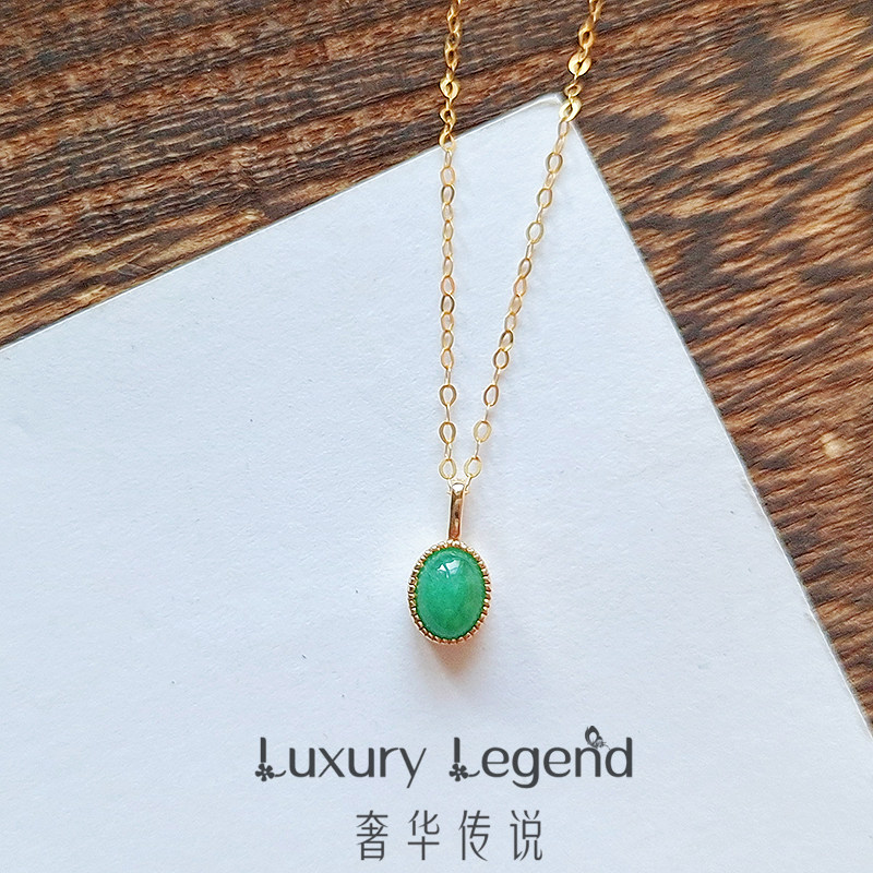 奢华传说梨涡比绿豆大点迷你款女 luxurylegend颈饰