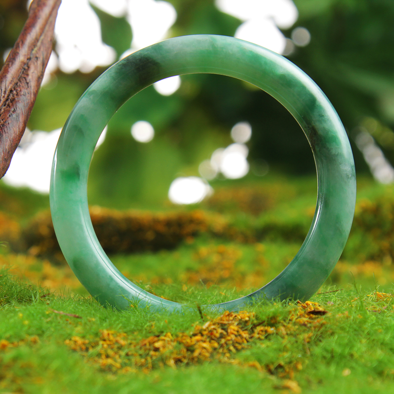 奢华传说珠宝齐天乐缘镯翡翠玉手镯 luxurylegend手饰