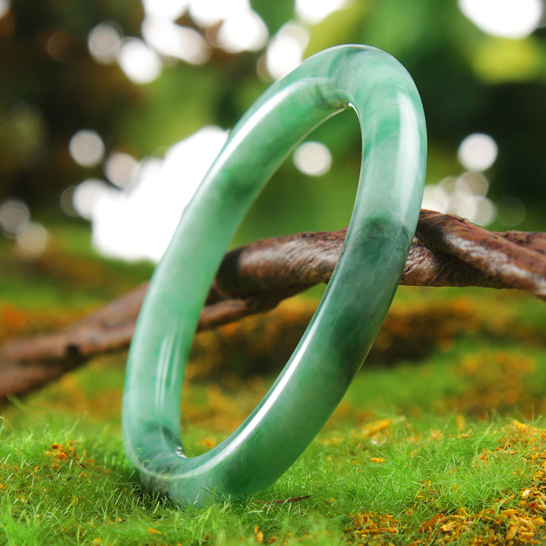 奢华传说珠宝齐天乐缘镯翡翠玉手镯 luxurylegend手饰