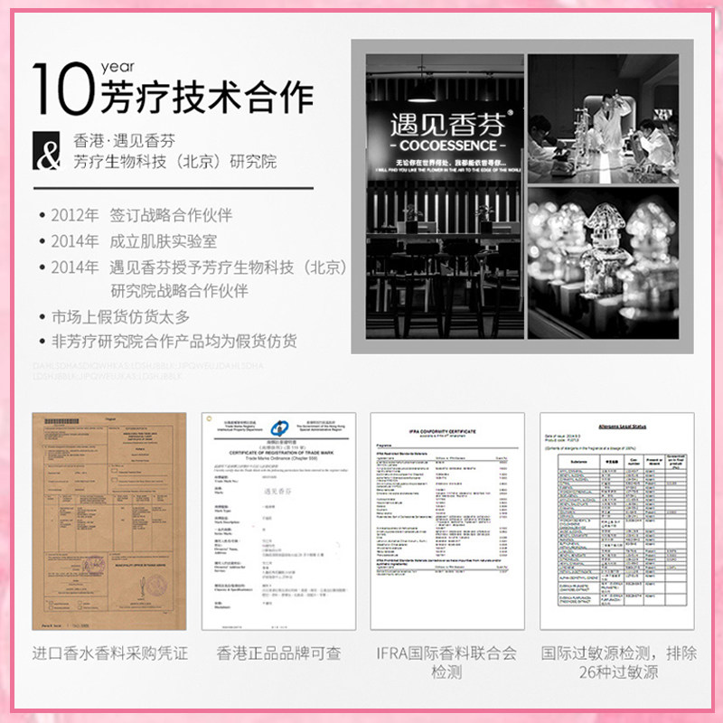 香港遇见香芬持久留香全身沐浴露 cocoessence沐浴露