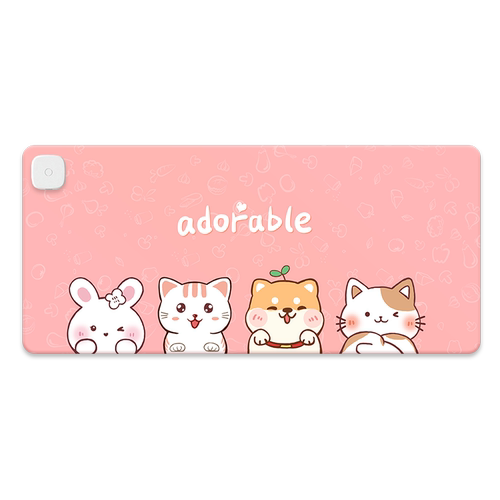 超大加热鼠标垫暖桌垫电热加热桌垫冬天办公室办公桌发热暖垫暖手 - 图3