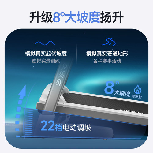 YPOO易跑GTS2pro机家用超静音减震多功能走步室内健身减肥专用 - 图0