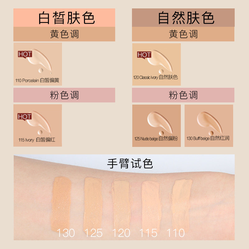 美国美宝莲fit me保湿遮瑕粉底液 ny纽约海外粉底液/膏