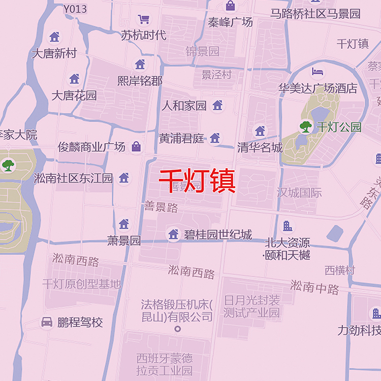 2024新款昆山市地图贴图办公室挂图高清防水墙壁贴超大装饰画定制 - 图2