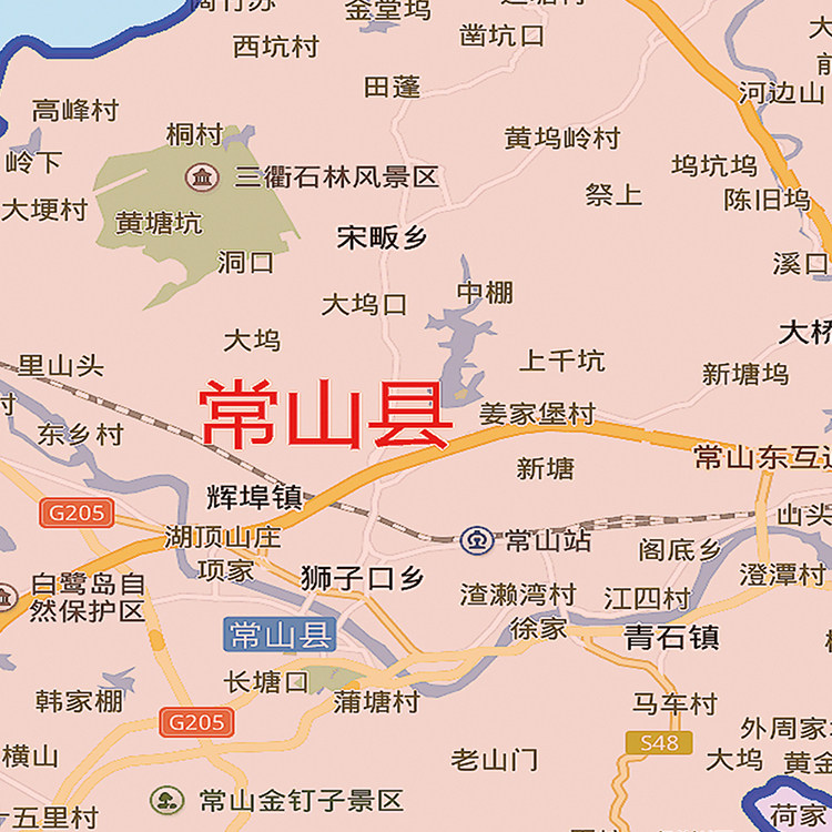 2024新款衢州市地图贴图办公室挂图高清防水墙壁贴超大装饰画定制_虎窝淘