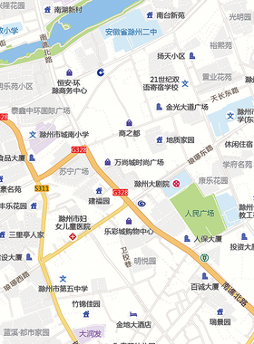 2026新款滁州市地图贴图办公室挂图高清防水墙壁贴超大装饰画定制
