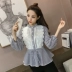 Áo voan trắng 2019 áo sơ mi nữ mùa thu mới thời trang nữ thanh lịch áo sơ mi nữ ulzzang - Áo sơ mi