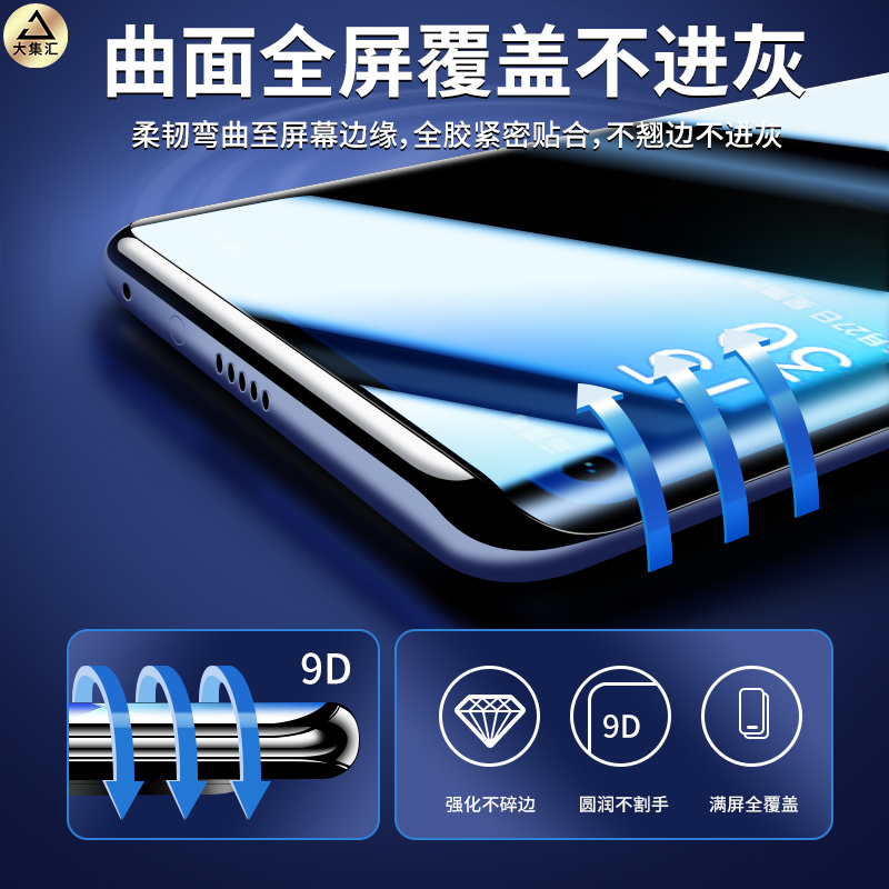 适用opporeno6pro手机膜reno6防窥膜reno6pro十钢化膜水凝膜por+全屏防窥oppo新款opρo曲面屏0ppo防偷窥软膜 - 图1