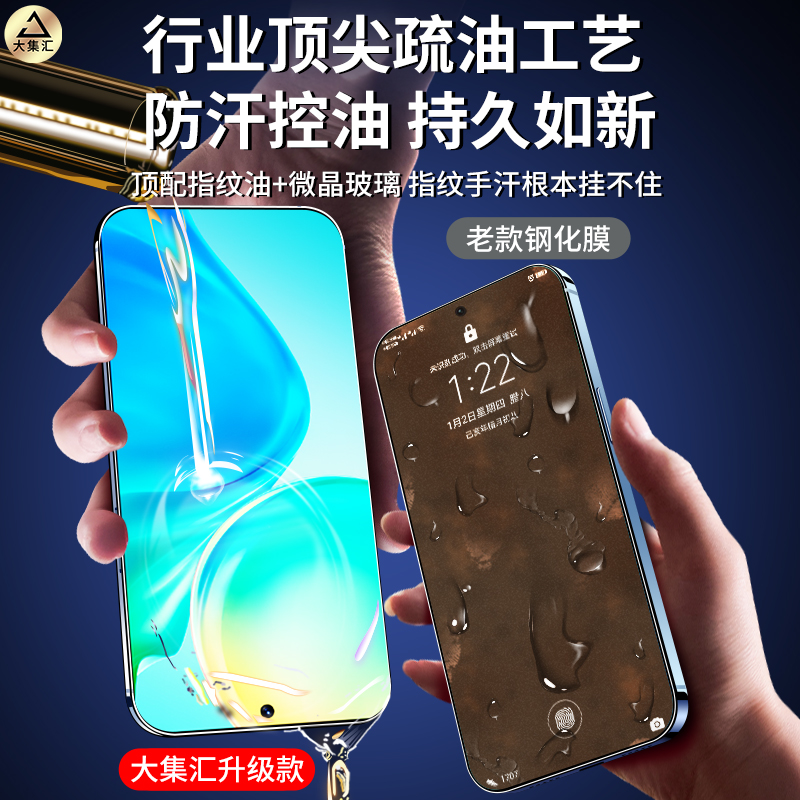 适用vivoy77钢化膜vivo一73s手机y76s全屏覆盖y77e新款viviy7s防窥y73s的y70t防摔y70s无白边y7s抗蓝光y72t贴 - 图1