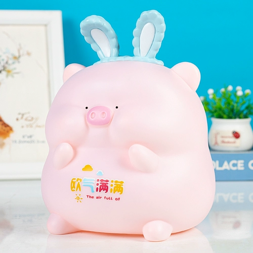 Розовая детская копилка, милый контейнер для хранения для мальчиков и девочек, копилка для денег, коллекция 2022, свинья, защита при падении