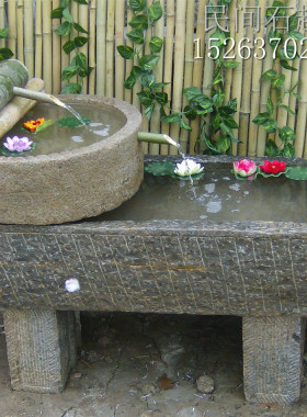 马槽厂家直销办公室水景青石