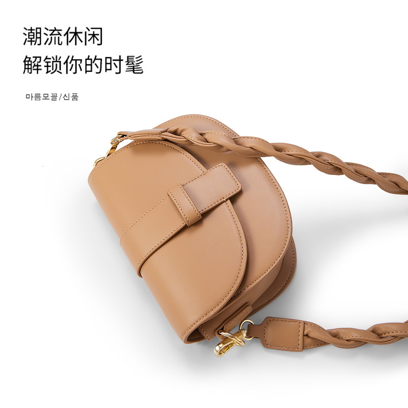 zya 2020新款潮秋冬百搭小马鞍包包 zya女士包袋