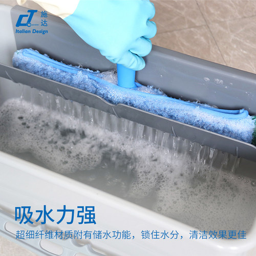 意大利施达擦玻璃毛头刷专业上水器涂水器伸缩杆加厚擦窗清洁工具 - 图0