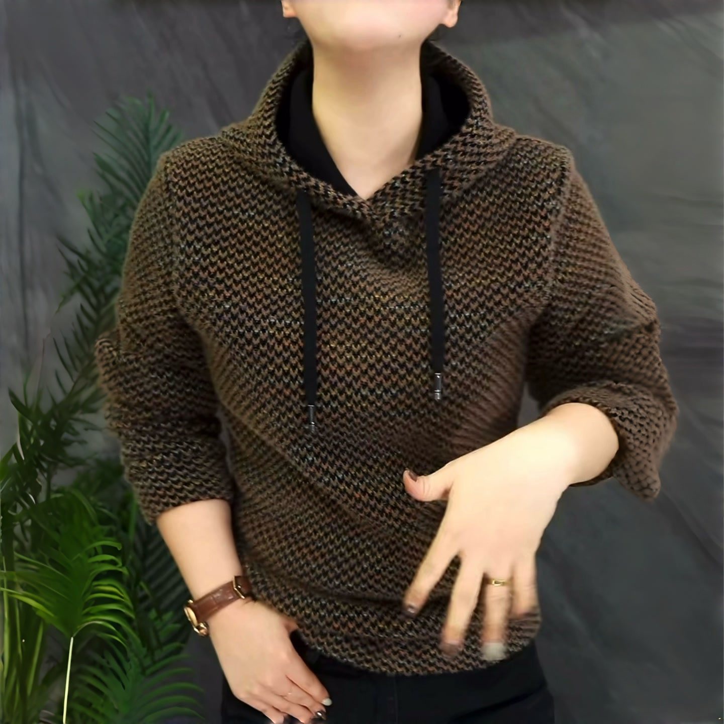 《加厚加绒》时尚连帽卫衣休闲修身帅气时尚简约轻奢高端百搭,淘宝优惠券,粉丝福利购,淘宝优惠卷