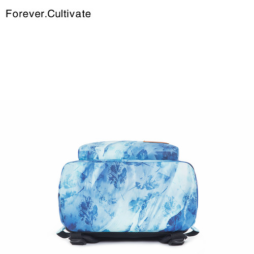 Forever cultivate中性印花双肩包女韩版原宿风书包男中学生背包 - 图1