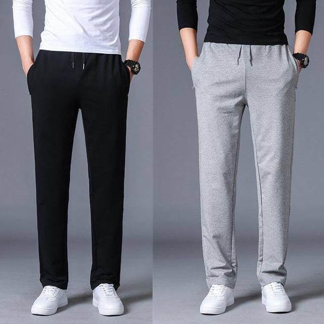 Loose waist Dad 2022 Volatest spring and autumn breathable big SIZE pants youth Korean sports pants straight pants middle and older