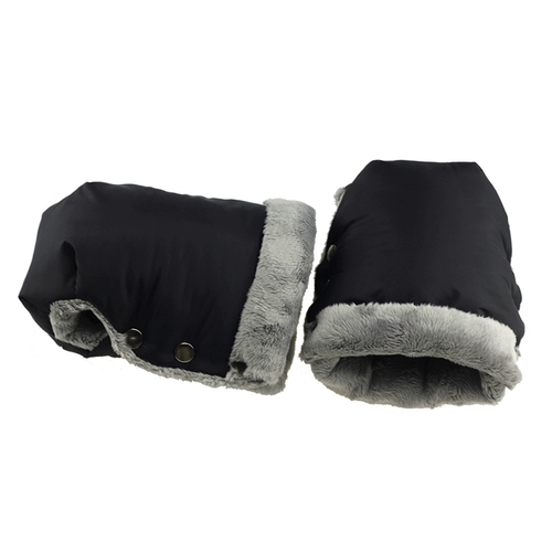 Коляска, флисовые ветрозащитные перчатки, детская удерживающая тепло зимняя тележка с аксессуарами