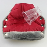 Коляска, флисовые ветрозащитные перчатки, детская удерживающая тепло зимняя тележка с аксессуарами