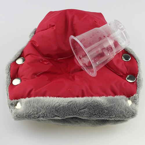 Коляска, флисовые ветрозащитные перчатки, детская удерживающая тепло зимняя тележка с аксессуарами