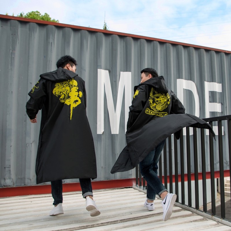 雨衣男成人徒步户外全身防水黑色潮流长款风衣款外套女大码定制,淘宝优惠券,粉丝福利购,淘宝优惠卷