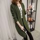 Sweater coat spring and autumn 2021 Korean style loose knitted