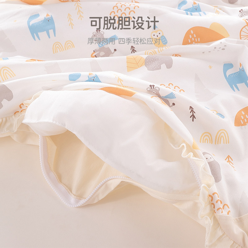 童泰新生初生儿纯棉包被秋冬季抱被 童泰爱乐婴童抱被/抱毯