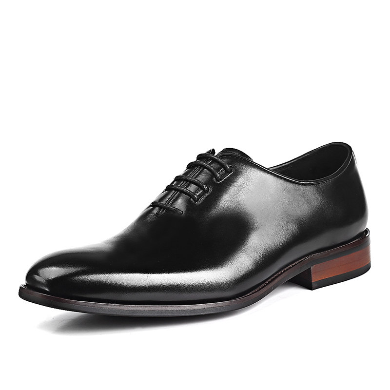European style formal leather shoes Goodyear men's leather shoes