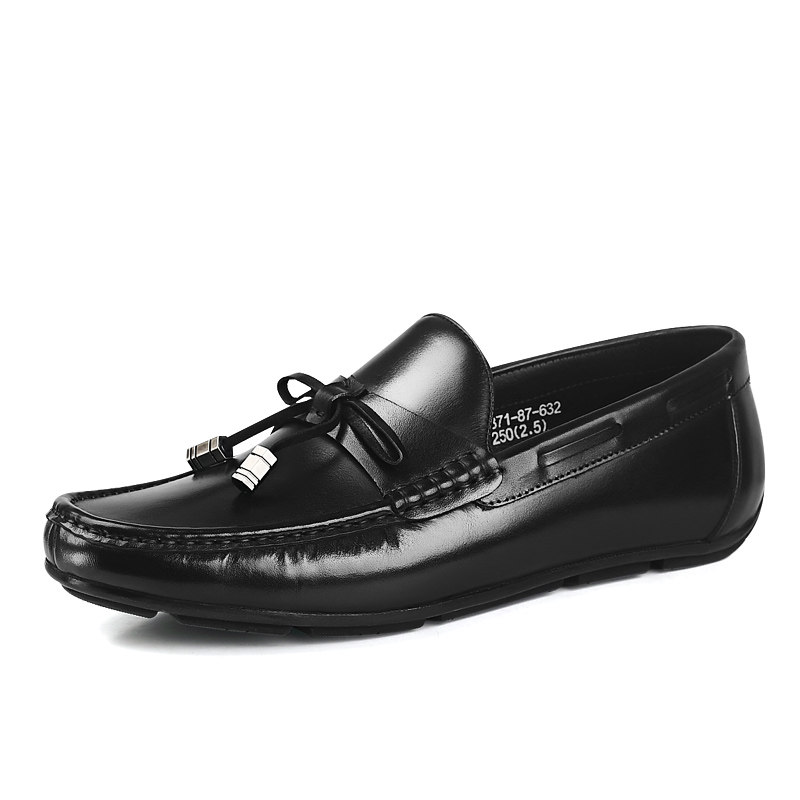 VQGT新款头层牛皮帆船皮鞋流苏乐福鞋真皮豆豆鞋商务休闲男鞋软底,淘宝优惠券,粉丝福利购,淘宝优惠卷