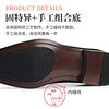 European style formal leather shoes Goodyear men's leather shoes