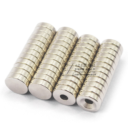 磁铁圆形带孔强磁铁D10x3带M3沉头孔 圆环磁铁吸铁石磁环 - 图3