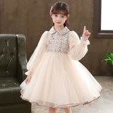 Весеннее платье, детская весенняя юбка, наряд маленькой принцессы, коллекция 2023, в корейском стиле, в западном стиле, детская одежда, подходит для подростков