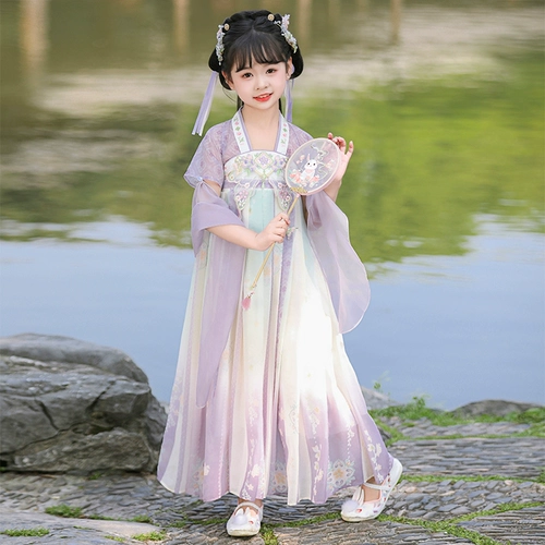 Ханьфу, детское платье, летняя юбка, детская одежда