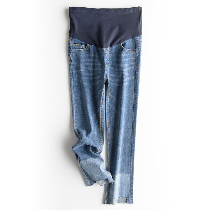 孕妇春秋款加绒新款韩版直筒裤子 孕雅姿孕妇打底裤