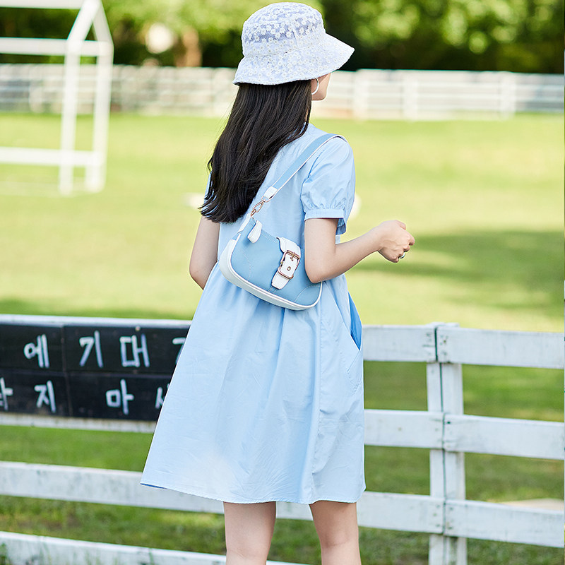 孕妇2022新款夏季潮妈洋气薄连衣裙 孕雅姿连衣裙