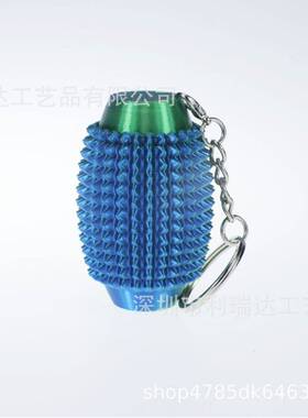 跨境新品 尖刺3D打印按摩棒椭圆键轴按压按键便携式指尖压按摩