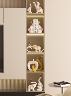 艺心艺意如意吉象电视柜装饰摆件