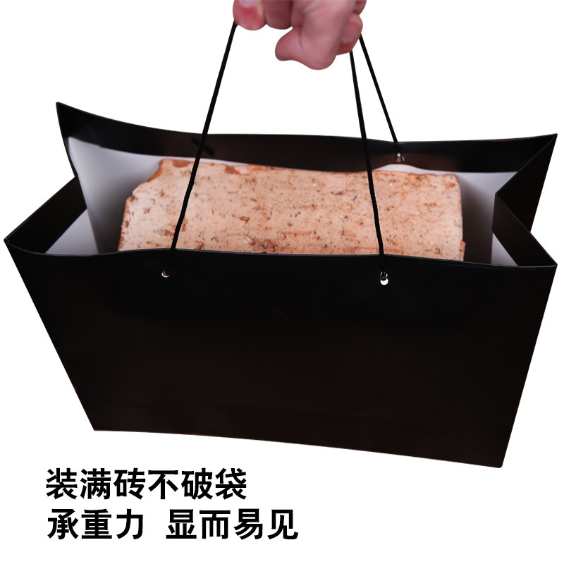 白卡牛皮纸袋黑卡手提袋服装袋包装袋衬衫T恤夏季盒子批发10只价,淘宝优惠券,粉丝福利购,淘宝优惠卷