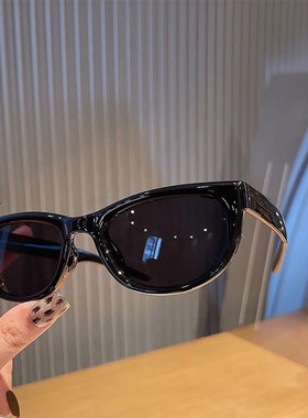 高级感ins复古猫眼墨镜女眼镜2025新款网红防晒防紫外线gm太阳镜