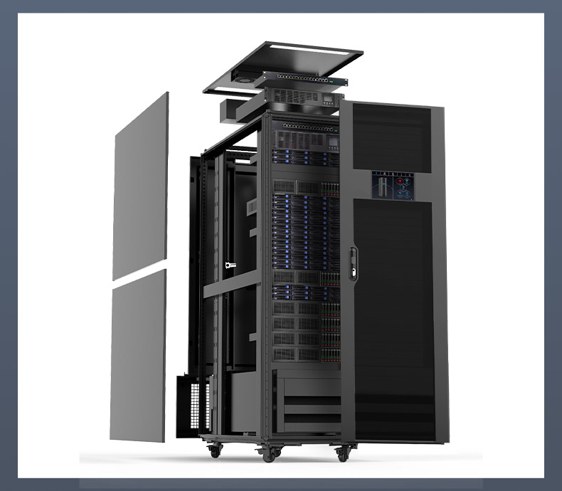 跃图FusionModule智能一体化机柜微模块数据中心智能机柜UPS配电精密空调快速部署节约成本按需定制 - 图3