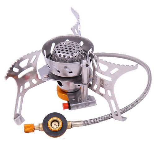 3头猛火炉三芯 登山队防风户外炉具便携卡式煤气灶炊野餐露营套装 - 图3