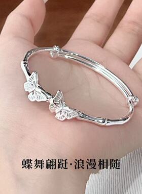 铃兰蝴蝶吉言手镯女高级感手饰