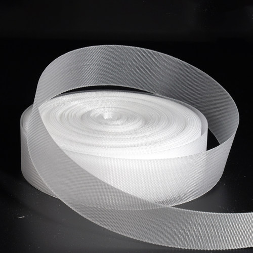 硬款超密鱼骨刺卷边条服装辅料真丝雪纺婚纱下摆鱼刺卷边衬马尾衬 - 图2