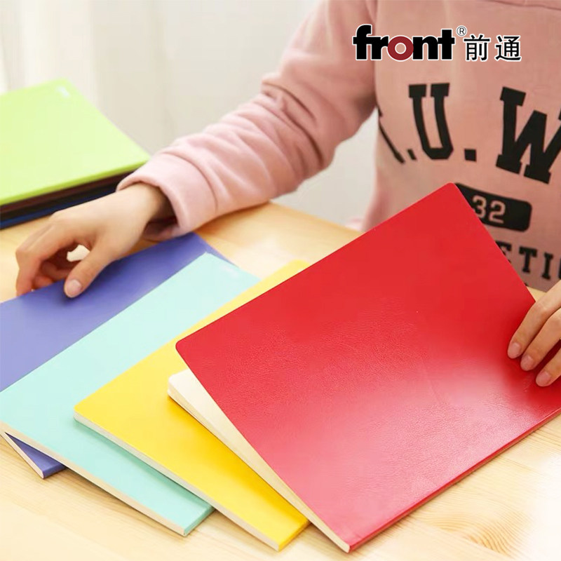 프론트 QIANTONG 학생 귀여운 단순한 D15 클래스 노트 A4 도매 B5 책 소프트 피부 슈퍼 두꺼운 그녀의 운동 운동이 위대한 학생 IN WIND 데모 운동 A5