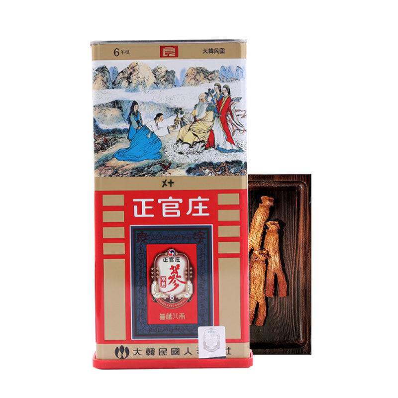 韩国正官庄良参40支600g高丽原支参 正官庄高丽参及其制品