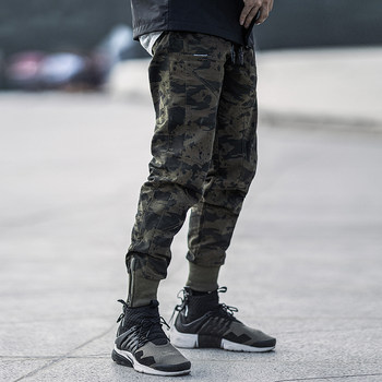 ENSHADOWER concealer ຫ້າລຸ້ນຂອງ leggings ທີ່ເປັນປະໂຫຍດໂດຍລວມຂອງຜູ້ຊາຍ tide ຍີ່ຫໍ້ camouflage ວ່າງຕີນບາດເຈັບແລະ pants