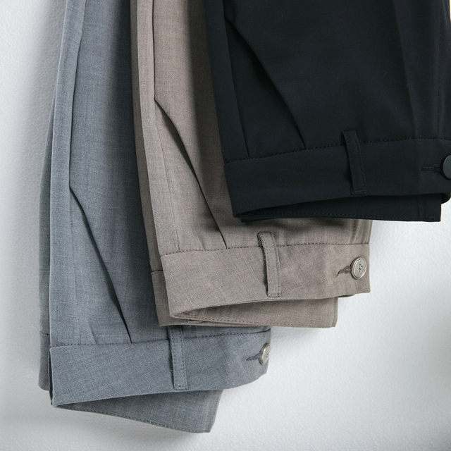 High-waisted Orson Longway trousers without ironing casual pants