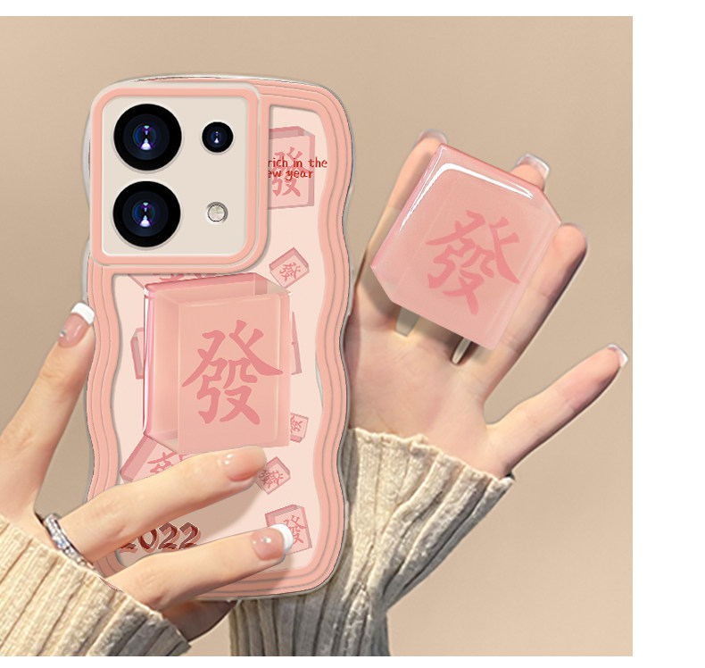 大波浪opporeno8 oppo reno6手机壳 智隶数码配件手机保护套/壳